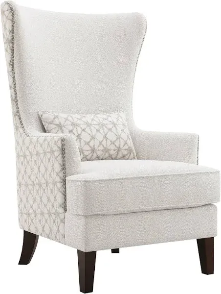 Pippin Curved Arm High Back Accent Chair