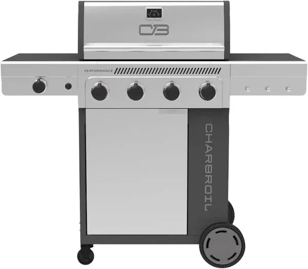 Char-Broil Performance Series 4 Burner Gas Grill with Side Burner