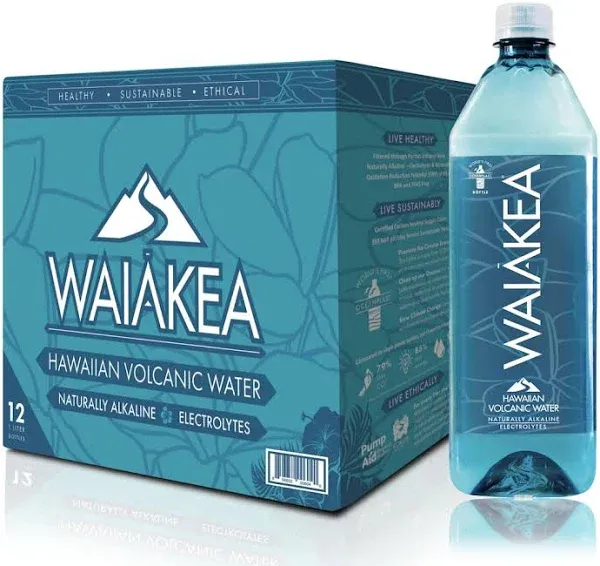 Waiakea Hawaiian Volcanic Water