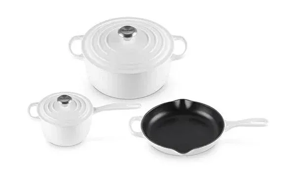 Le Creuset 5-Piece Signature Enameled Cast Iron Cookware Set