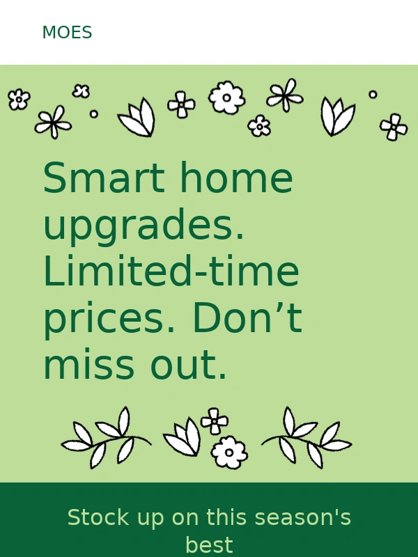 Moes - ⏰ Last Chance: Easter Sale Ends April 21!