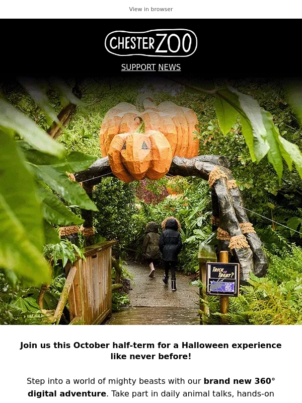 Chester Zoo - Discover SUPER-NATURAL at Chester Zoo this Halloween ?