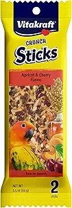 2-Sticks 3.5-oz Vitakraft Crunch Sticks Apricot & Cherry Flavor Bird Treat for Conures $3.30 + Free Shipping w/ Prime or on $35+