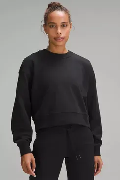 Lululemon Perfectly Oversized Cropped Crew French Terry