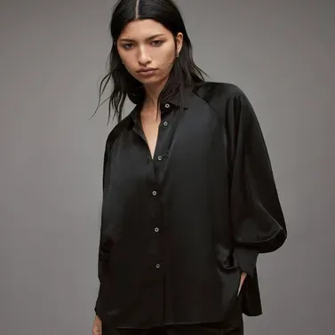 Oana Silk Blend Relaxed Fit Shirt