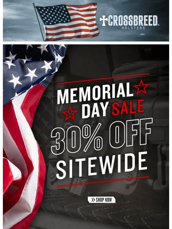 Crossbreed Holsters - ?Weekend Special: 30% Off Sitewide