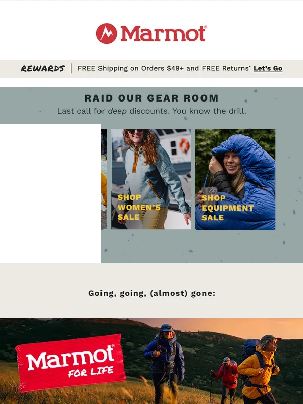 Marmot - TODAY ONLY: Up to 50% Off,plus an EXTRA 20%