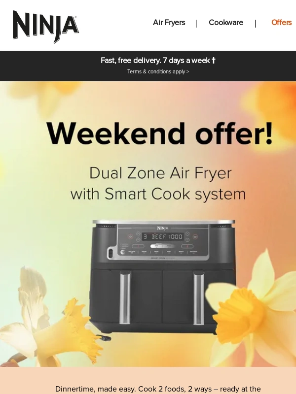 Ninja Kitchen - LAST CHANCE: £20 off this Dual Zone Air Fryer