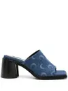 Ms Denim Mules In Blue