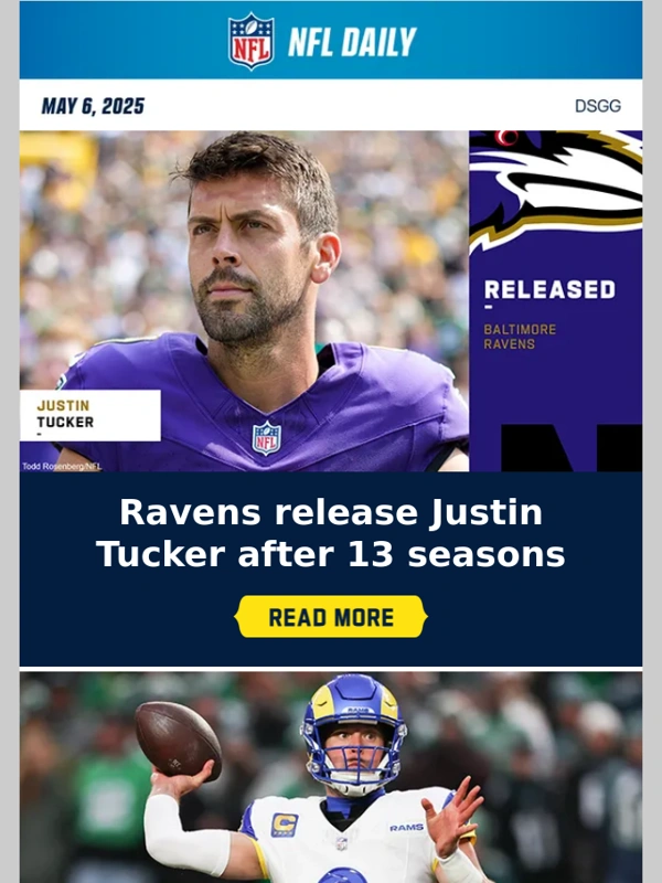 Nfl - Baltimore,Justin Tucker Parting Ways