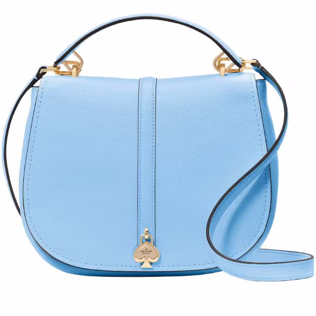 Kate Spade Outlet Kayla Pebbled Leather Saddle Bag