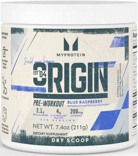 MyPRO Origin Pre-Workout Dry Scoop