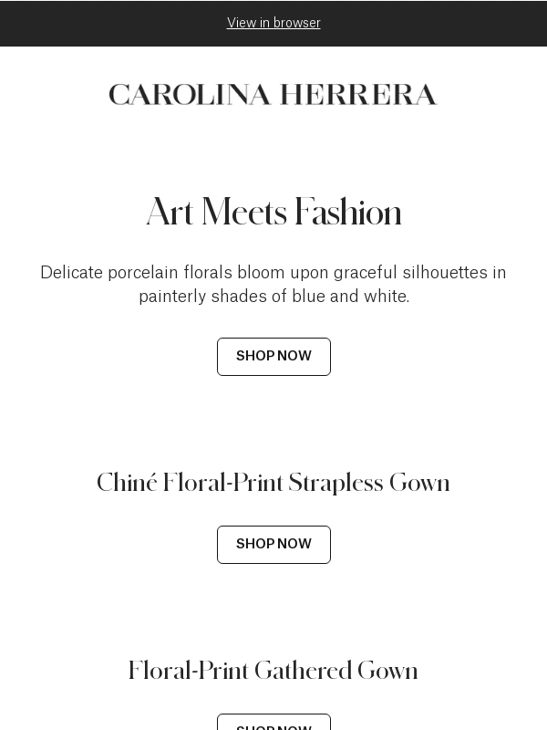 Carolina Herrera - Wearable Art