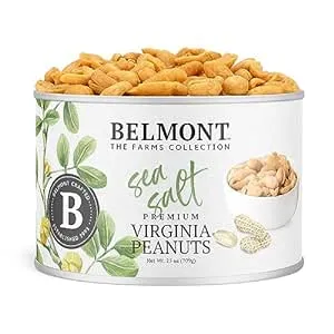 Belmont Peanuts Gourmet Sea- Salted Virginia Peanuts
