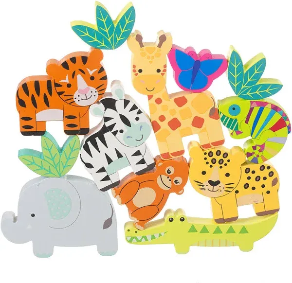 Orange Tree Stacking Jungle Animals