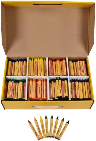 School Smart Large Non-Toxic Crayons (Pack of 400)