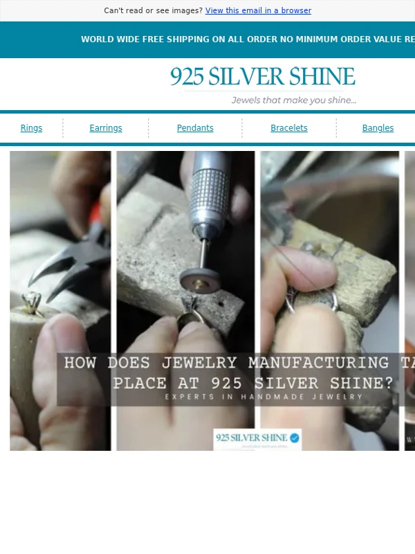 Home - NEW ARRIVAL : Sterling Silver Jewelry Supplier From India