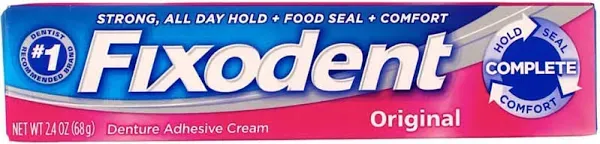 Fixodent Dental Adhesive Original 2.4 oz