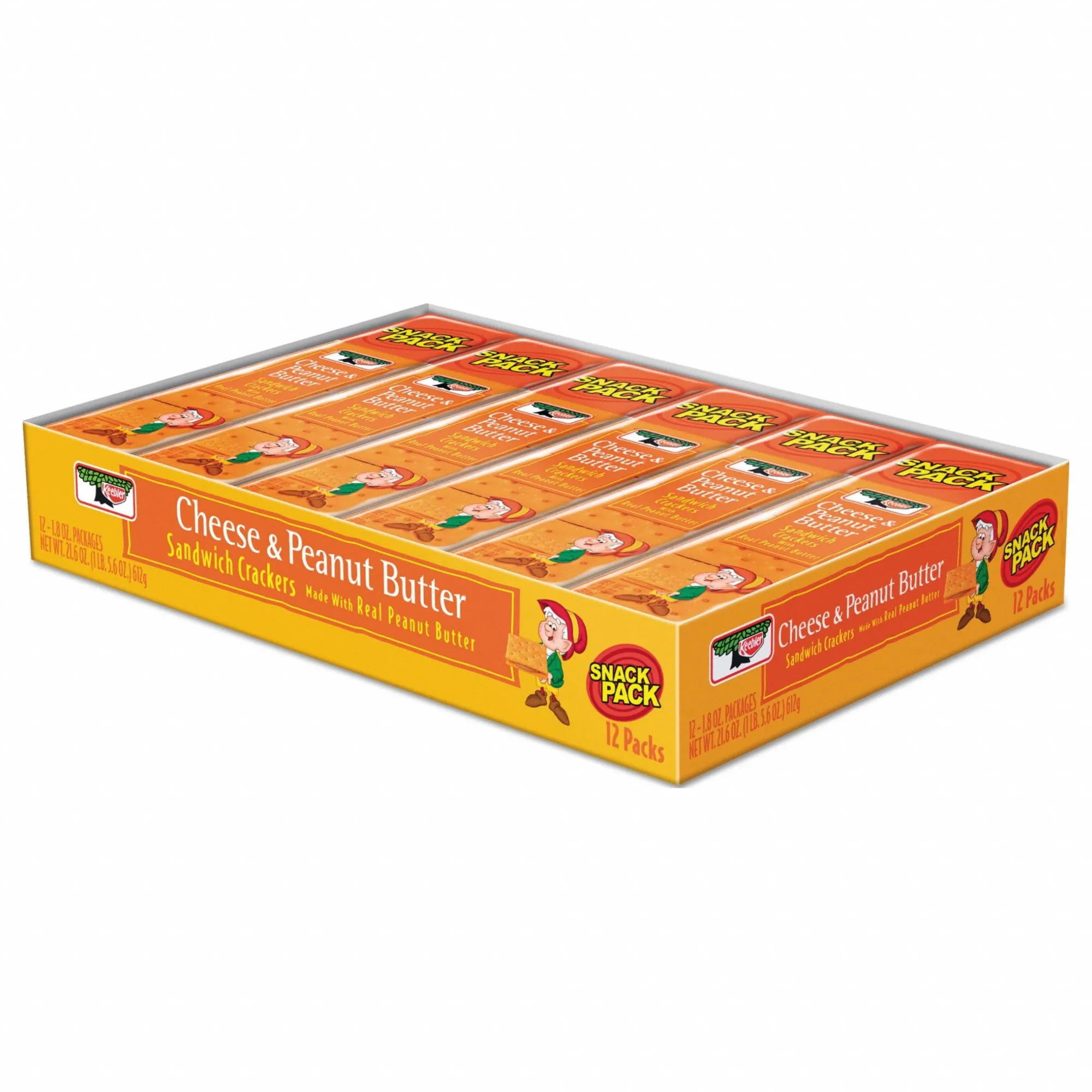 Keebler Toast Peanut Butter Sandwich Crackers