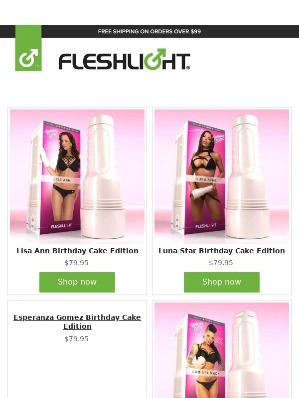 Fleshlight - ? May Birthday Girls Are Serving It Upside Down