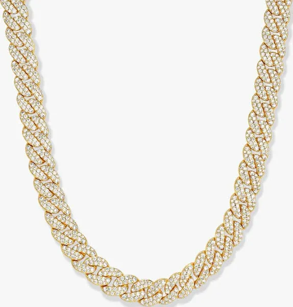JAXXON 8mm Women's Iced Out Cuban Link