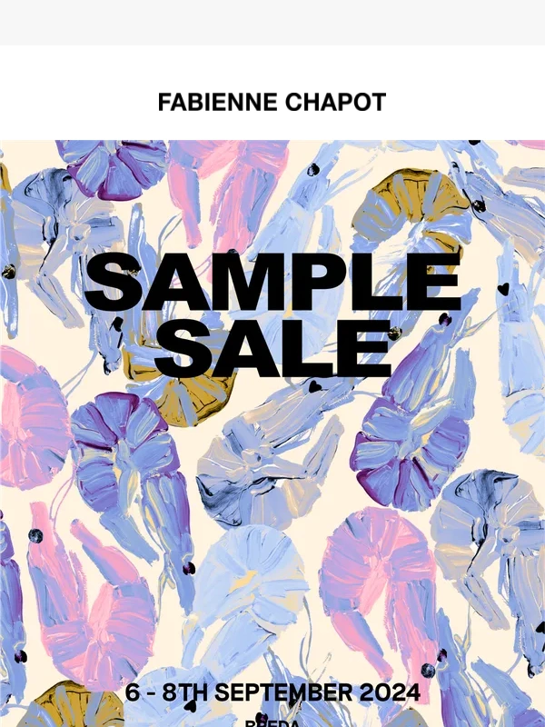 Fabienne Chapot - Sample Sale Breda | Get your tickets
