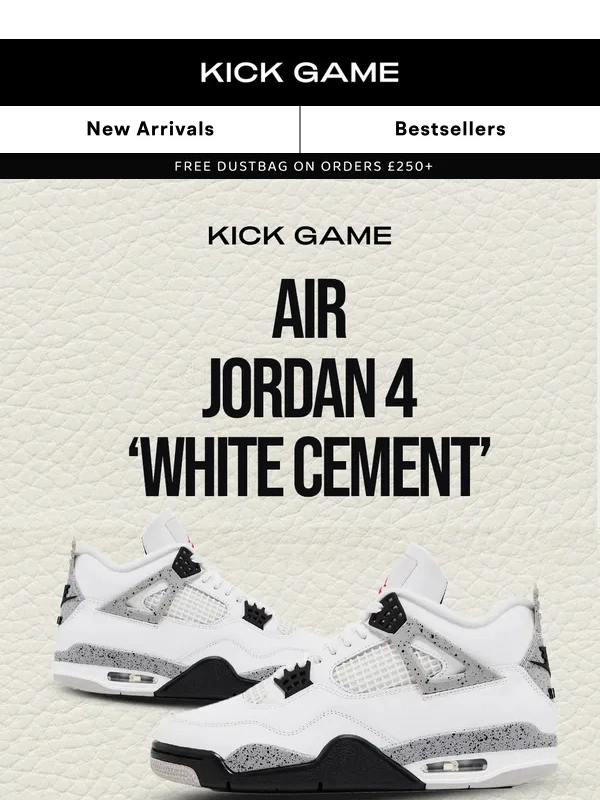 Kick Game - AJ4 'White Cement' ?