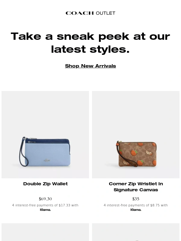 Coach Outlet - Just Dropped: New Arrivals