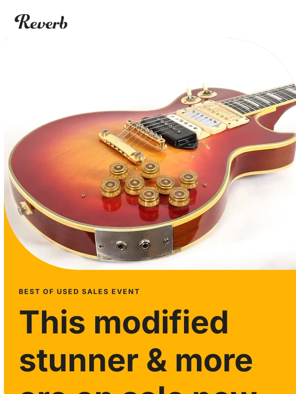 Reverb - 1 Les Paul,8 knobs,4 pickups—$1,800 off