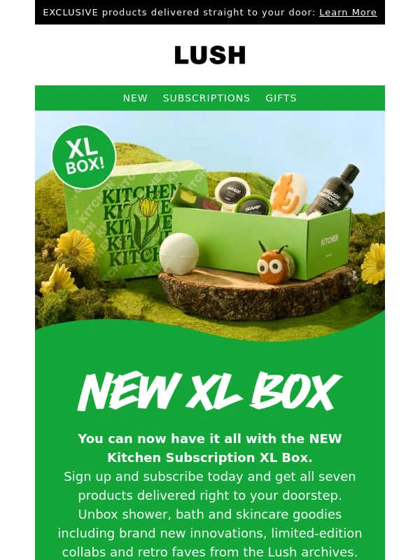 LUSH - NEW XL Kitchen Box just landed ?