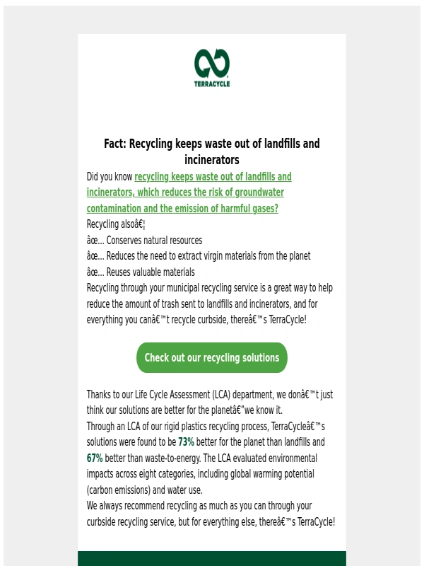TerraCycle - Does recycling actually help the planet? ?