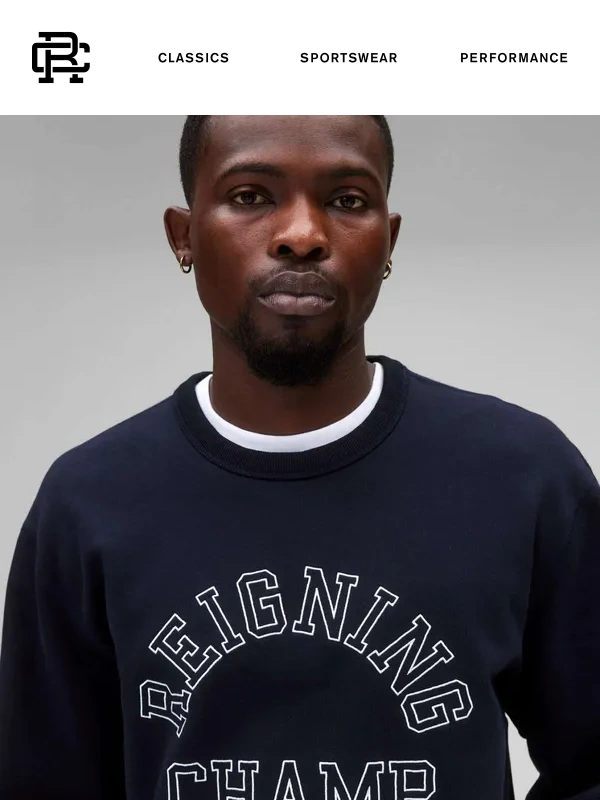 Reigning Champ - Reigning Icons: Arch & Monogram