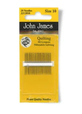 Colonial Needle Quilting/Betweens Hand Needles Size 10 20/Pkg