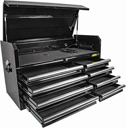 JEGS 81464 8-Drawer Steel Tool Chest 40" x 17.8" x 23.1