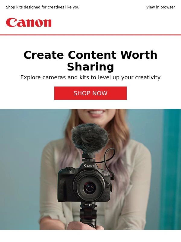 Canon - Step Up Your Storytelling