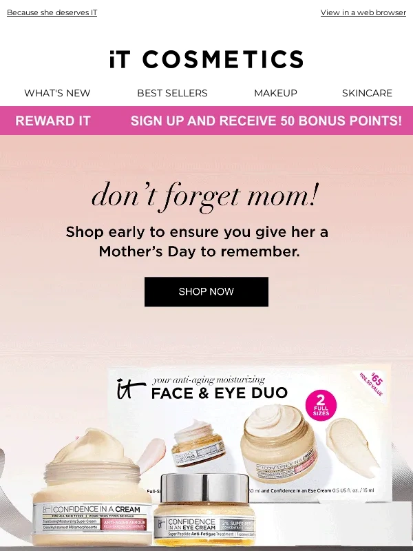 It Cosmetics - Skin-loving Mother’s Day Gifts have arrived