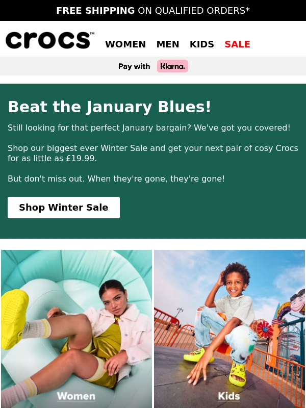 Crocs UK - Our Winter Sale's nearly over!