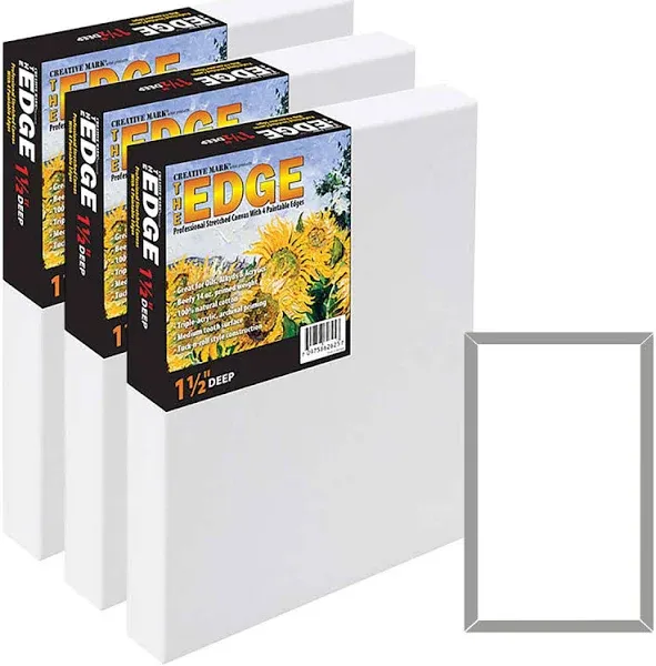 Creative Mark The Edge Deluxe Cotton Stretched Canvas for Painting