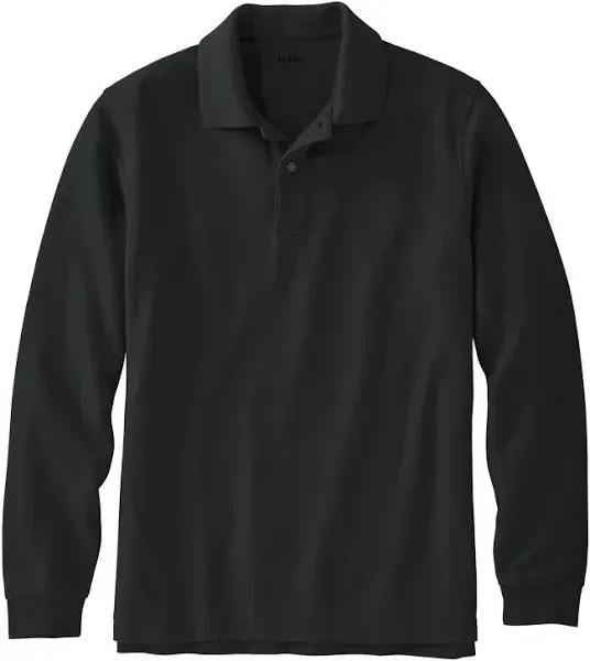 L.L.Bean Men's Premium Double L Long-Sleeve Polo