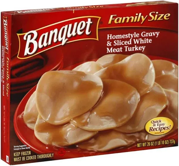 Banquet White Meat Turkey Meal