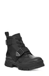Ashton Lace Up Boots In Black