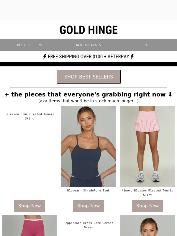 Gold Hinge - Selling Out Fast ?