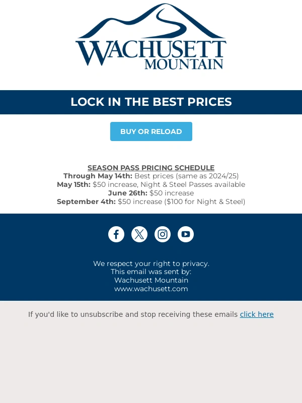 Wachusett Mountain - 1 DAY LEFT to Save on Season Passes