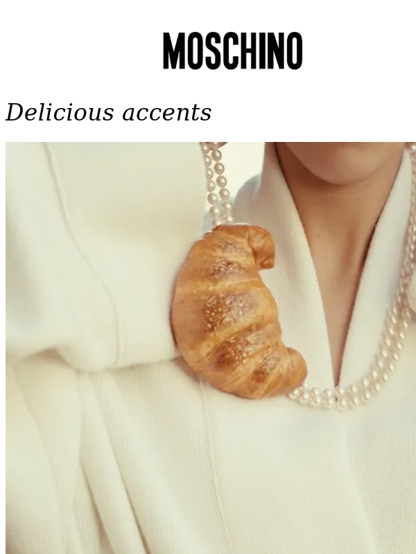 Moschino - Sweet accessories,fresh from "Collezione 01"
