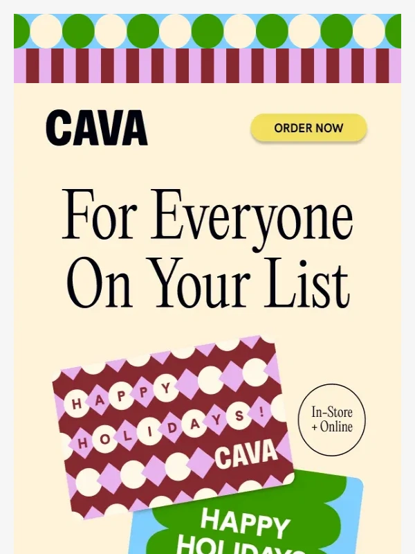 Cava - Need a satisfying gift idea?