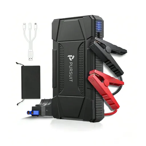 12V Car Jump Starter with LCD