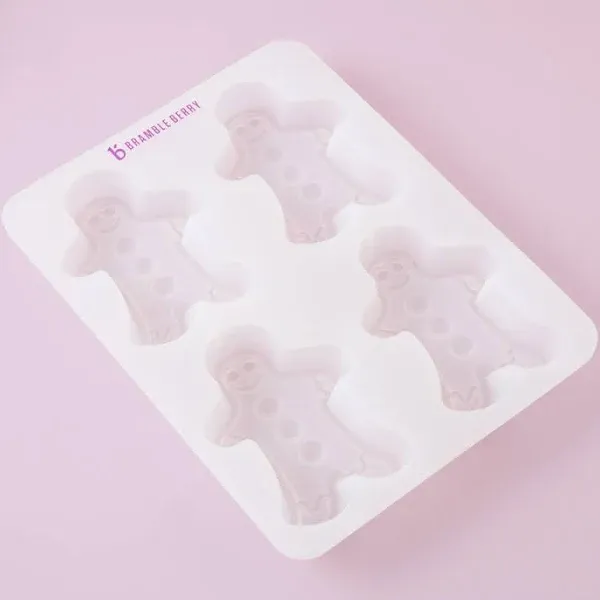 Bramble Berry 4 Cavity Gingerbread Mold