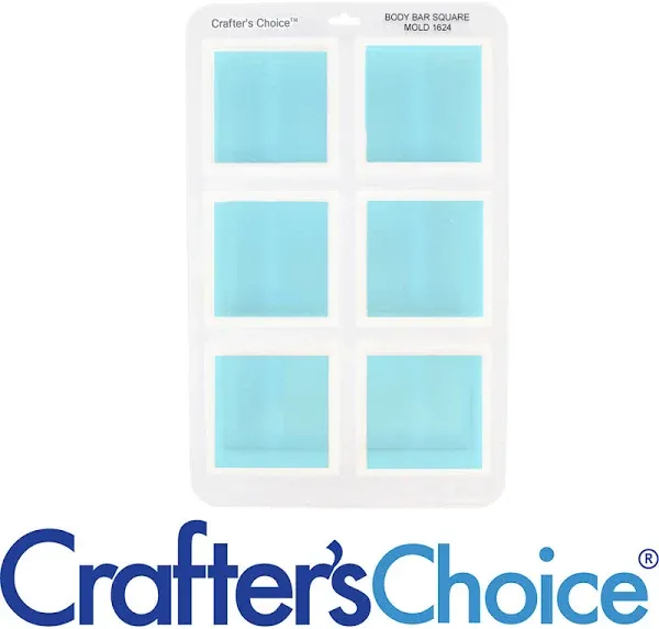 Crafter's Choice Body Bar Square Silicone Mold