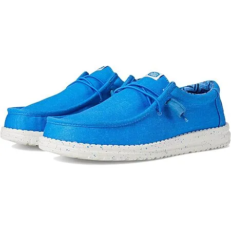 Hey Dude Wally Stretch Canvas Shoes (Blue) $31.84 + Free Shipping