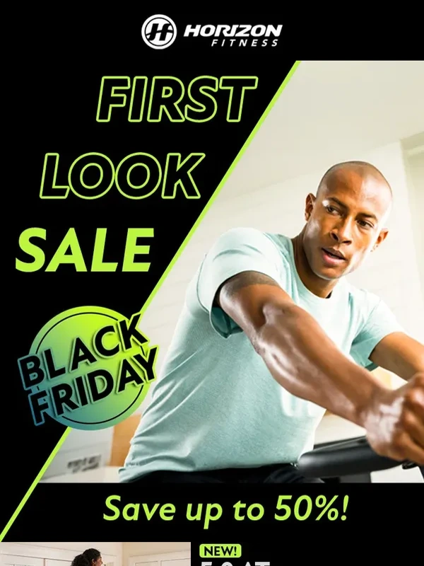 Horizon Fitness - ? First Look: Black Friday Deals Are Here